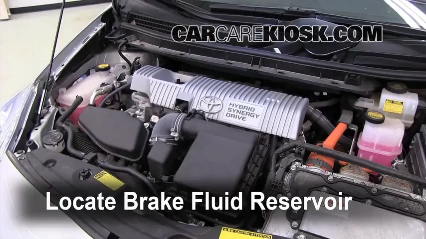 2010 Toyota Prius 1.8L 4 Cyl. Brake Fluid Add Fluid